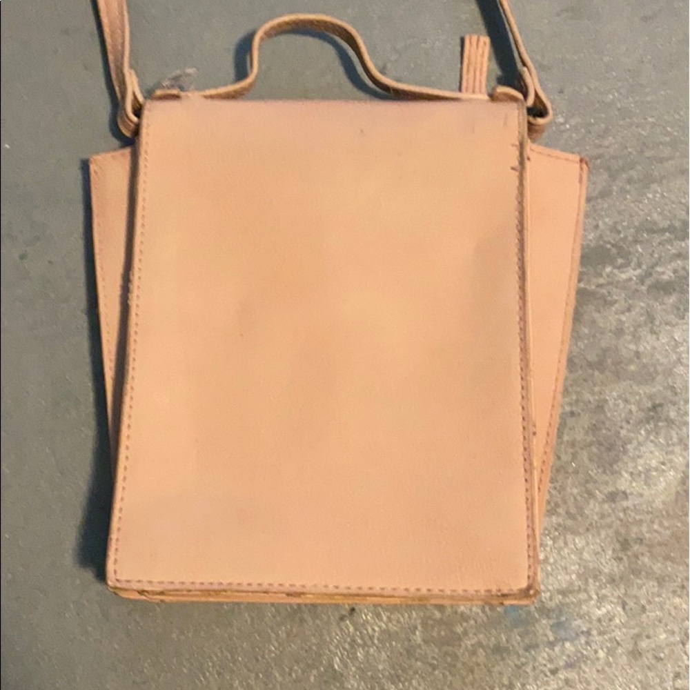 Leather Indiana head dress small purse